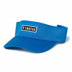 【アウトレット商品】 V12 ゴルフ バイザー メンズ レディース ゴルフバイザー サンバイザー メッシュ 帽子 汗止め フリーサイズ ブランド V122310-CP10