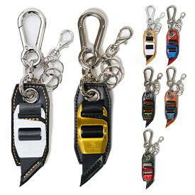 【月間優良ショップ受賞】 マスターピース キーリング キーホルダー メンズ レディース ステアレザー 革 フック ナス冠 リング 鍵 バックル レア ブランド 02003 master-piece