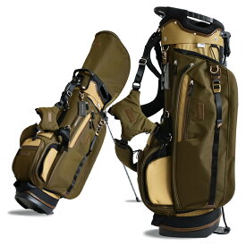 【月間優良ショップ受賞】 マスターピース ゴルフ キャディバッグ メンズ スタンドバッグ スタンド ユニセックス 約3.6kg 9.0型 5分割 バリステックナイロン レザー ゴルフバッグ レア ブランド 02630