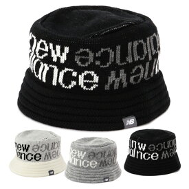 【365日出荷対応】 ニューバランス ゴルフ バケットハット メンズ レディース 帽子 ハット ニット ゴルフハット ロゴ ブランド 0125287016 New Balance golf