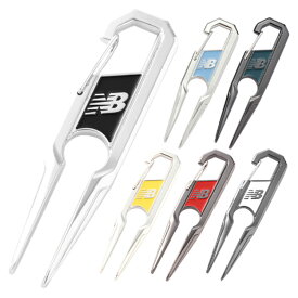 【365日出荷対応】 ニューバランス ゴルフ グリーンフォーク メンズ ディボットツール メンズ レディース カラビナ ゴルフ用品 エチケットアイテム メタル 0125984007 New Balance golf