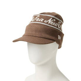 【365日出荷対応】 ニューエラ ゴルフ バイザーニット メンズ レディース 杢編み バイザー付き ニットキャップ ニット帽 無地 14669032 NEW ERA ブランド 秋 冬