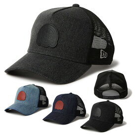 【365日出荷対応】 ニューエラ ゴルフ キャップ メンズ レディース 帽子 デニム レザーパッチ 9FORTY A-Frame ゴルフキャップ 14669093 14669094 14669095 14669096 NEW ERA ブランド 無地 シール