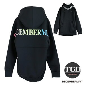【月間優良ショップ受賞】 ディセンバーメイ ゴルフ パーカー メンズ レディース 別注 フーディー フード ダンボールニット ワイドパーカー ゴルフウェア ブランド 4-005-1102 DECEMBERMAY