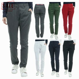 【セール対象】 トミーヒルフィガー ゴルフ パンツ レディース ロングパンツ ツイル ゴルフウェア ストレッチ ブランド 無地 ロゴ 春 秋 冬 THLA470