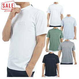 【セール対象】 トミーヒルフィガー ゴルフ モックシャツ メンズ 半袖 シャツ モックネック ハイネック 吸水速乾 UVカット ゴルフウェア ブランド 無地 ロゴ 春 夏 秋 THMA532