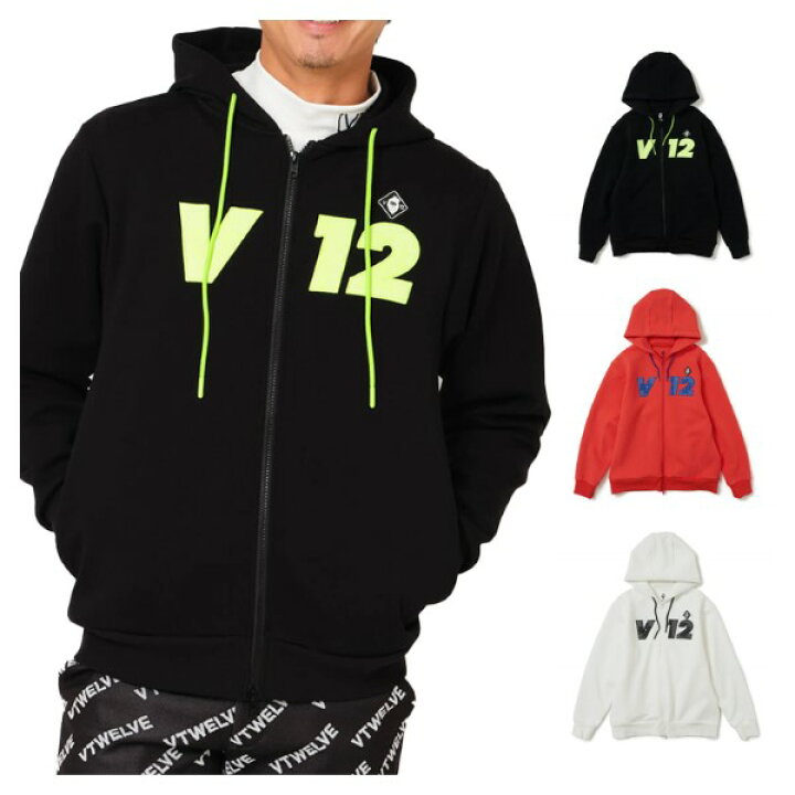 楽天市場】【365日出荷対応】 V12 ゴルフ パーカー スウェット メンズ  