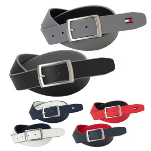 【365日出荷対応】 トミーヒルフィガー ゴルフ ベルト メンズ レディース リバーシブル フリーカット可能 ロゴ ゴルフウェア ブランド 無地 春 夏 秋 冬 THMB5FV2 TOMMY HILFIGER GOLF