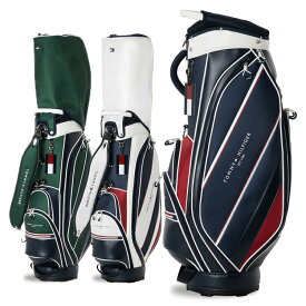 【月間優良ショップ受賞】 トミーヒルフィガー ゴルフ キャディバッグ メンズ 9.0型 4分割 約3.5kg カートバッグ ゴルフバッグ フラッグロゴ 無地 レア ブランド ロゴ TOMMY HILFIGER GOLF THMG5FC4