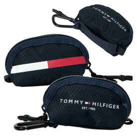 【365日出荷対応】 トミーヒルフィガー ゴルフ ボールポーチ メンズ レディース ボールケース 2個収納 カラビナ ゴルフポーチ ブランド THMG5SEA TOMMY HILFIGER GOLF