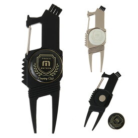 【365日出荷対応】 トラヴィスマシュー ゴルフ ディボットツール メンズ レディース ロゴマーカー セット カラビナタイプ ブランド 7AL934 TravisMathew シンプル