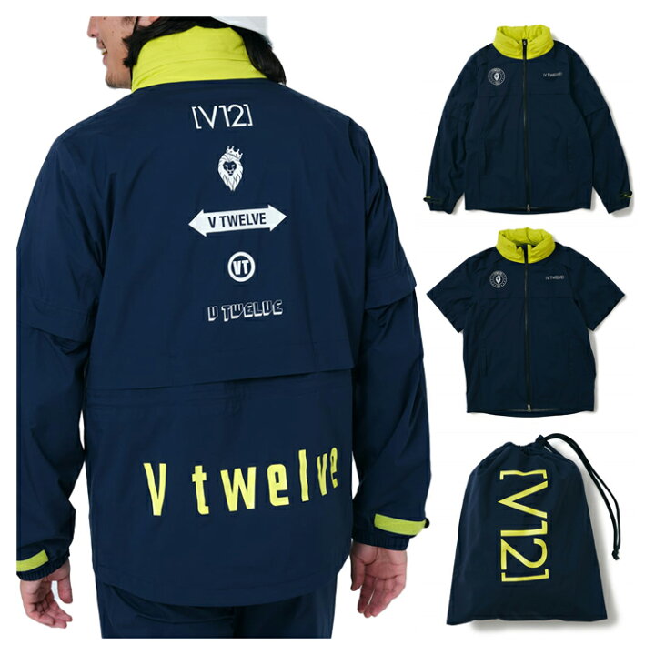 楽天市場】【365日出荷対応】 V12 ゴルフ レインジャケット メンズ  