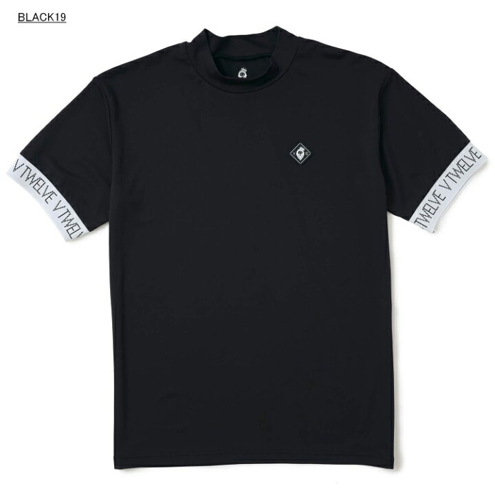 V12 ブイトゥエルブ JAQUARD NECK MOCK メンズ モックネック 