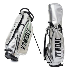 【月間優良ショップ受賞】 V12 ゴルフ キャディバッグ スタンドバッグ メンズ レディース ゴルフバッグ エナメル スタンド 9.0型 5分割 ブランド V122610-CB01 V12 GOLF