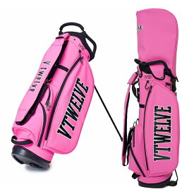 【月間優良ショップ受賞】 V12 ゴルフ キャディバッグ スタンドバッグ メンズ レディース ゴルフバッグ パンチングレザー スタンド 9.0型 5分割 ブランド V122610-CB03 V12 GOLF