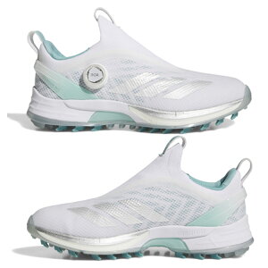 アディダス ゴルフ シューズ 靴 レディース ゴルフシューズ アディゼロ ゼッドジー 25 BOA ボア スパイクモアアウトソール 軽量 防水 ブランド NLK62 JQ7751 adidas golf