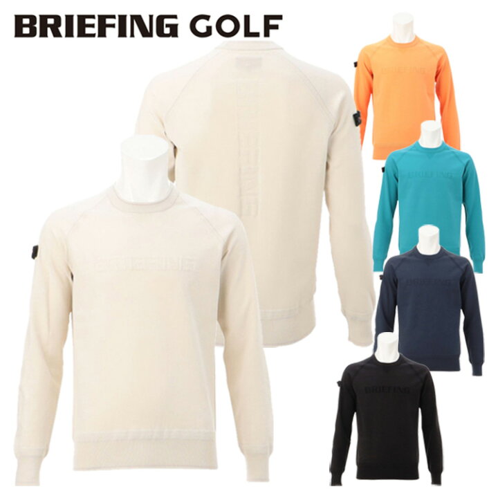 楽天市場】ブリーフィング ゴルフ クルーネック ニット メンズ  
