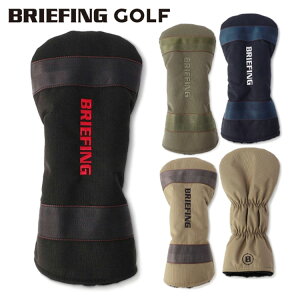 ブリーフィング ゴルフ ヘッドカバー ドライバー メンズ レディース ドライバーカバー 無地 ロゴ レア ブランド BRIEFING GOLF BRG253G17