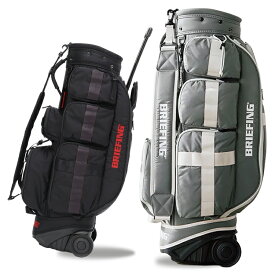 ブリーフィング ゴルフ キャディバッグ キャスター付き メンズ レディース タイヤ付き 8.5型 5分割 約4.12kg 撥水 CR-6 CASTER カートバッグ ゴルフバッグ レア ブランド シンプル ロゴ CS BRIEFING GOLF BRG251D02
