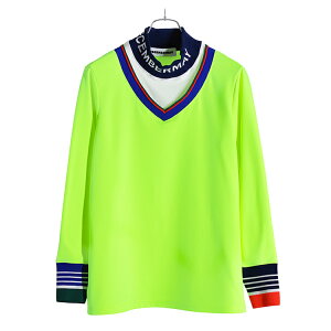 ディセンバーメイ ゴルフ モックシャツ メンズ 長袖 ハイネック フェイクレイヤード ストレッチ 裏起毛 保温 吸湿速乾 防寒 秋冬 トップス ゴルフウェア ブランド 1-312-0140 DECEMBERMAY