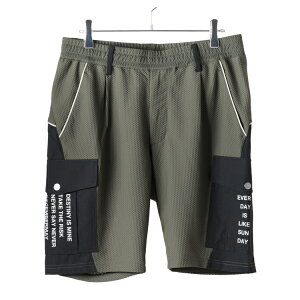 ディセンバーメイ ゴルフ ショートパンツ メンズ パンツ ストレッチ 吸汗速乾 メッシュ 防シワ スリム カーゴパンツ 無地 ゴルフウェア ブランド 1-505-2110 DECEMBERMAY