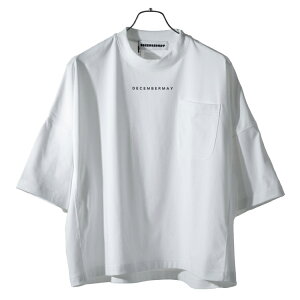 ディセンバーメイ ゴルフ モックシャツ メンズ レディース 半袖 ビッグシルエット オーバーサイズ モックネック ストレッチ 吸汗速乾 UVカット 無地 ゴルフウェア ブランド ロゴ 4-505-1114 DECEM