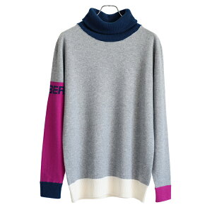 ディセンバーメイ ゴルフ カシミヤ セーター メンズ カシミヤセーター ニット 長袖 グレー 無地 秋 冬 ゴルフウェア ブランド 1-212-1032 DECEMBERMAY