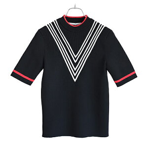 ディセンバーメイ ゴルフ モックシャツ レディース ニット モックネック 半袖 ハイネック 軽量 無地 春 夏 秋 ゴルフウェア ブランド 2-205-1021