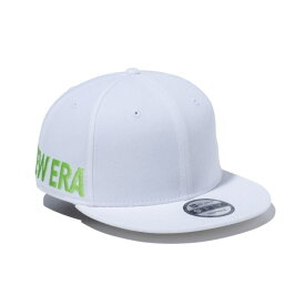 ニューエラ ゴルフ キャップ メンズ レディース 帽子 エッセンシャル 9FIFTY 14109187 NEW ERA 無地 平つば シール フラットバイザー ブランド
