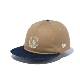 ニューエラ ゴルフ キャップ メンズ レディース 帽子 オリジナルロゴ 9FIFTY 14110093 NEW ERA 無地 平つば フラットバイザー ブランド アウトドア