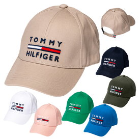 トミーヒルフィガー ゴルフ キャップ メンズ レディース 帽子 ツイルキャップ ゴルフキャップ サイズ調節 無地 ブランド THMB3F07 TOMMY HILFIGER GOLF