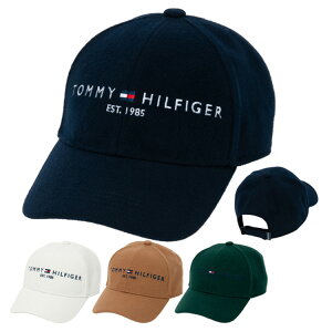 トミーヒルフィガー ゴルフ キャップ メンズ レディース 帽子 ゴルフキャップ サイズ調節 起毛 無地 ブランド THMB5F01 TOMMY HILFIGER GOLF