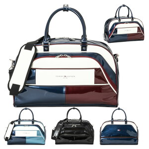 トミーヒルフィガー ゴルフ ボストンバッグ メンズ レディース バッグ ショルダーベルト シューズポケット エナメル ゴルフバッグ ブランド THMG5FB1 TOMMY HILFIGER GOLF