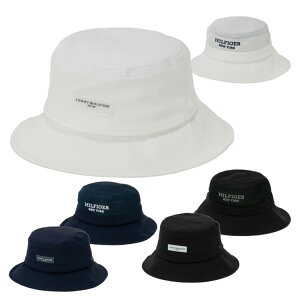 トミーヒルフィガー ゴルフ バケットハット メンズ レディース 帽子 2WAY ハット バケツハット ゴルフハット 無地 春 夏 秋 冬 ブランド THMB5S03 TOMMY HILFIGER GOLF