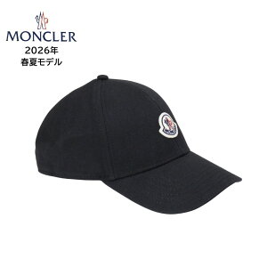 MONCLER �����Y �L���b�v 3B00048 04863 �X�q CAP BLACK �u���b�N �� NAVY �l�C�r�[ ��