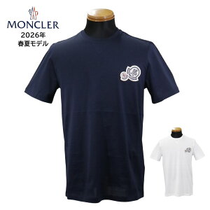 MONCLER �����N���[�� �����Y �N���[�l�b�N T�V���c �J�b�g�\�[ 8C00068 8390Y WHITE �z���C�g �� NAVY �l�C�r�[ �� �I�ׂ�T�C�Y �I�ׂ�J���[