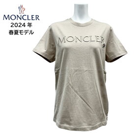 MONCLER モンクレール レディース カットソー 半袖 Tシャツ 8C00006 829HP 選べるカラー 選べるサイズ ベージュ BEIGE カーキ KAHKI