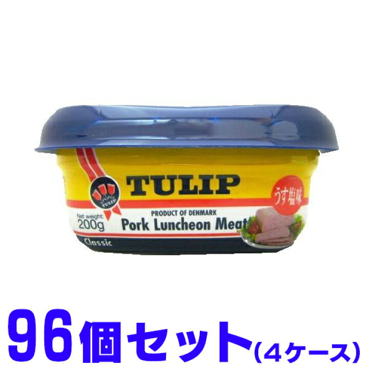 楽天市場】チューリップ ポークランチョンミート（うす塩味）200g 