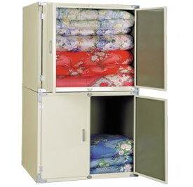 布団タンス 2段 組立式 (2台組) 布団約8枚収納 川辺製作所