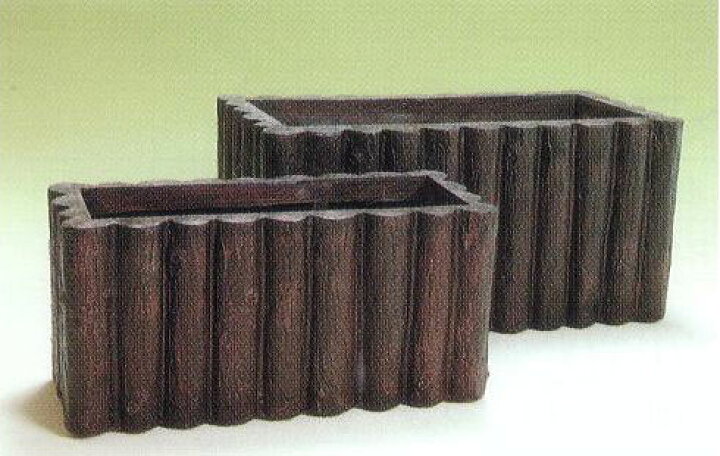 楽天市場】丸太プランター 82型 ファイバーグラス製 大和プラスチック 