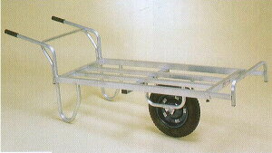 ハラックス アルミ製平型一輪車 ストッパー伸縮タイプ コン助 CN-65DN ノーパンクタイヤ(TR-13×3N)(法人個人選択)