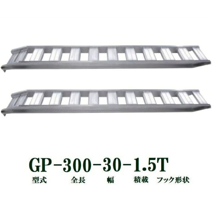 楽天市場】(2本セット) 昭和ブリッジ GP-300-30-1.5T 軽量 アルミ 
