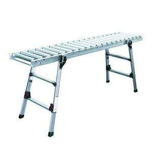 (法人限定) アルミ製ローラーコンベア ブリッジコンベヤ BRA-3807 ローラー径38.1mm ローラーピッチ75mm 寺内製作所