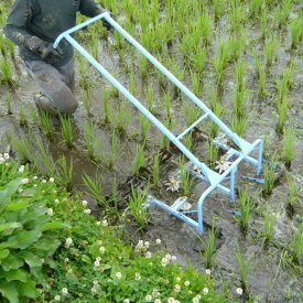 （2026年分完売）美善 人力株間除草機 2条用 SW-23 人力水田用株ぎわ除草機 パディーウィーダー 無農薬 有機栽培 立ったまま