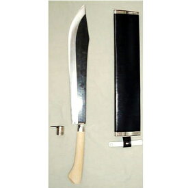 土佐 バン刀 (蛮刀) ステンツバ輪金付き 刃渡42cm全長63cm安来青紙鋼