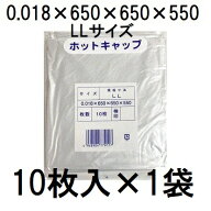 (10枚入×1袋) ホットキャップ LL 0.018×650×650×550mm ポリキャップ 苗キャップ (ネコポス)　zs