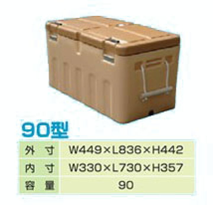 楽天市場】ダイライト クールボックス 90型 業務用 保冷容器 (クーラー 