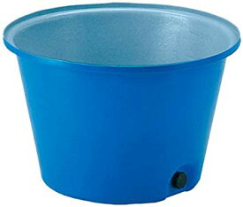 アロン化成 大型容器AM AM200 ブルー 200L 排水栓付 農薬調合 丸桶 丸型容器 (法人個人選択)