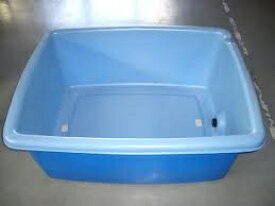 アロン化成 大型容器AK AK450 ブルー 450L 排水栓付 農薬調合 角桶 角型容器 (法人個人選択)