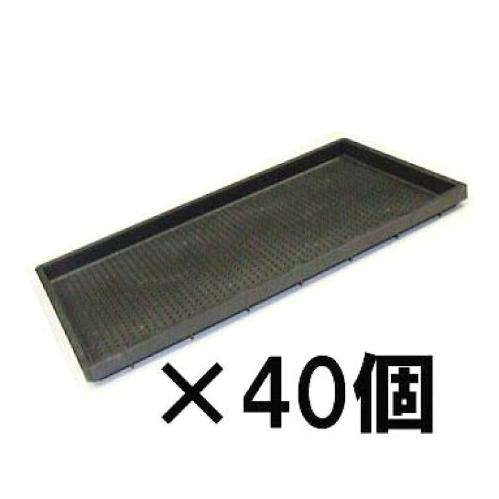 楽天市場】(40個セット) 日本製 中苗用育苗箱 水稲用 内寸580×280×28 
